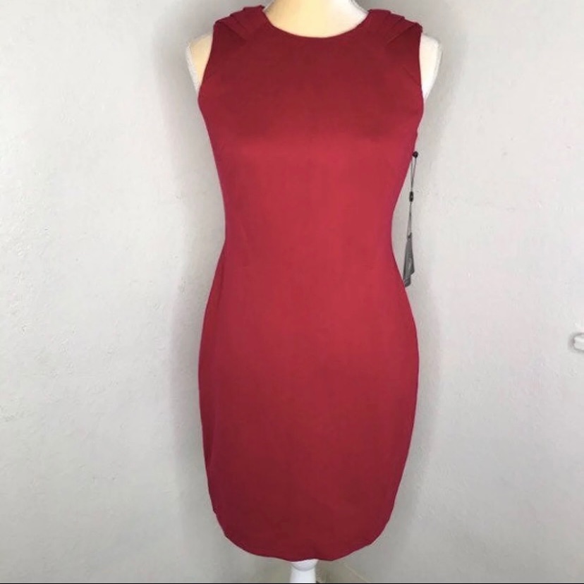 Solid Red Dress